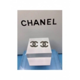 Черные Серьги Chanel черный значок классика
