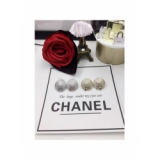 Золотые Серьги Chanel шляпка золотая
