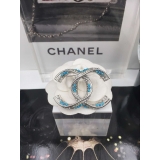Белая Брошка Chanel белый значок жемчужинки бирюза