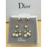 Серьги Christian Dior золотая гроздь шарики жемчужинки