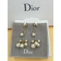 Серьги Christian Dior золотая гроздь шарики жемчужинки