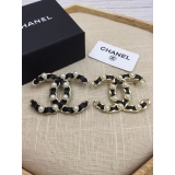  Брошка Chanel значок черная кожа жемчужинки 